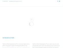 Tablet Screenshot of palletnailingmachine.com